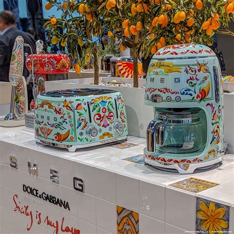 smeg kitchen dolce gabbana|dolce gabbana refrigerator.